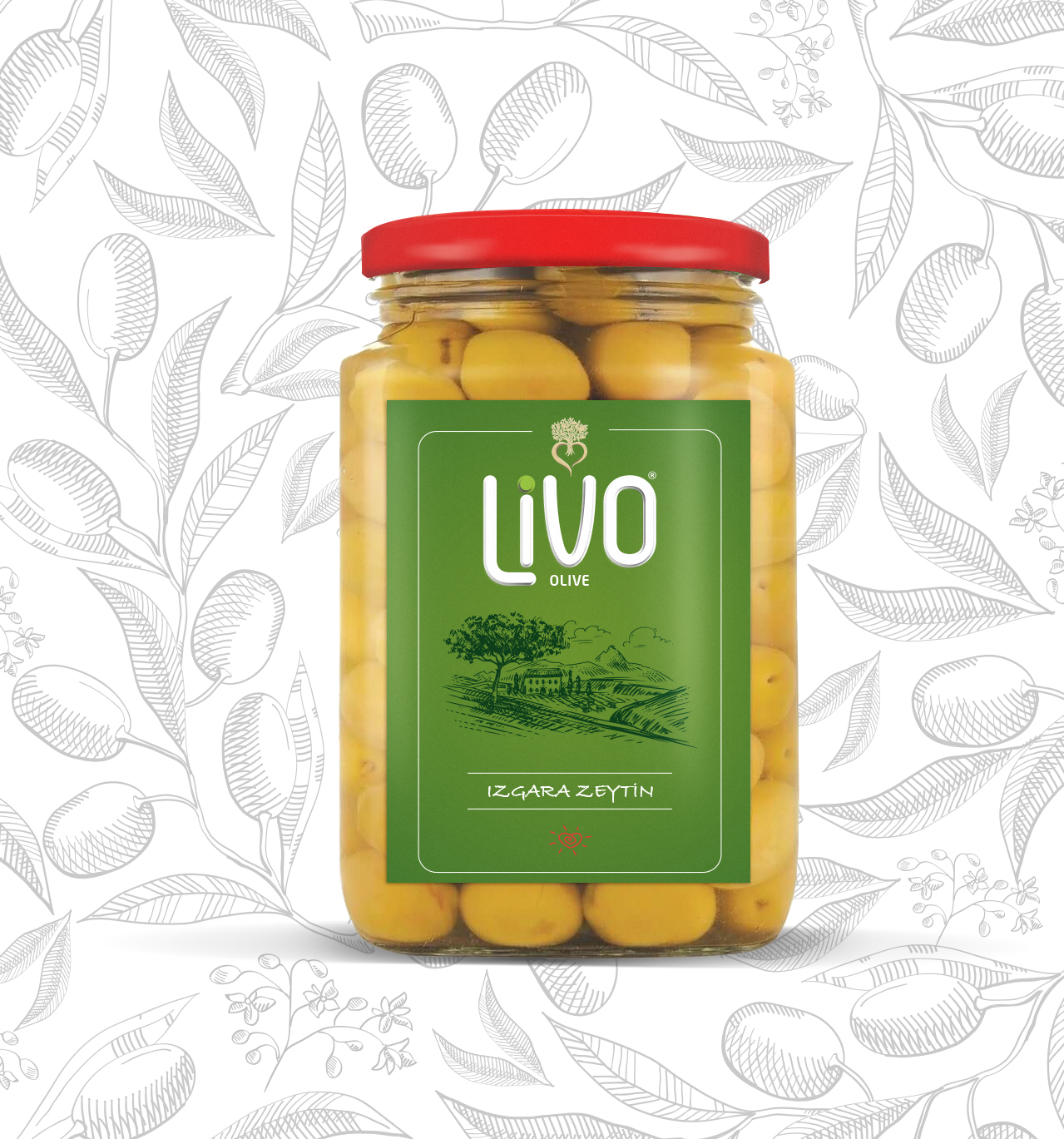 Izgara Zeytin 0.5 Kg Livo Zeytin